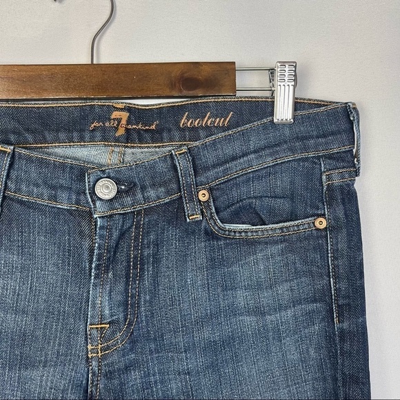 7 For All Mankind Dark Wash Y2K Bootcut Jeans 29 - Picture 5 of 7